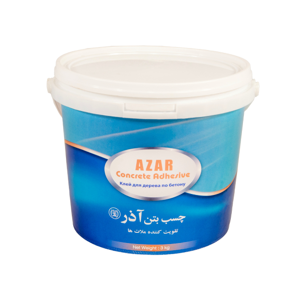 چسب بتن آذر - سطل 3 کیلویی