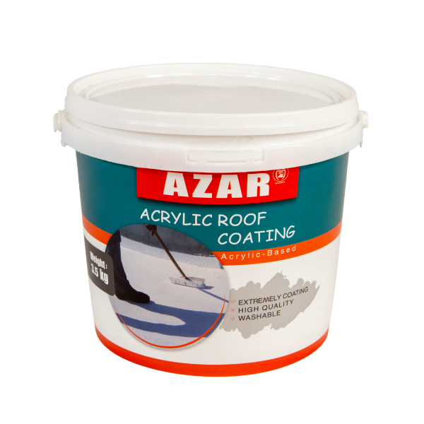 Roof insulation-3.5-1 عایق بام سفید آذر - سطل 3/5 کیلویی