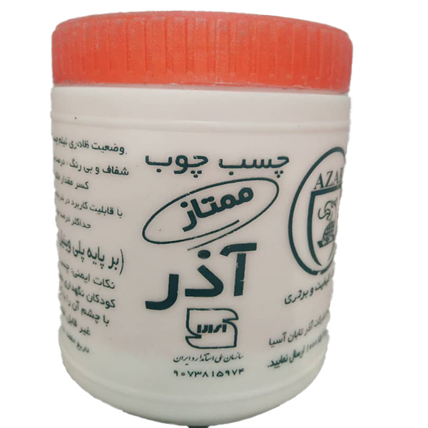 f7853801-2e59-4f2a-808f-24f902377299 چسب چوب استاندارد آذر ممتاز صادراتی - قوطی یک لیتری